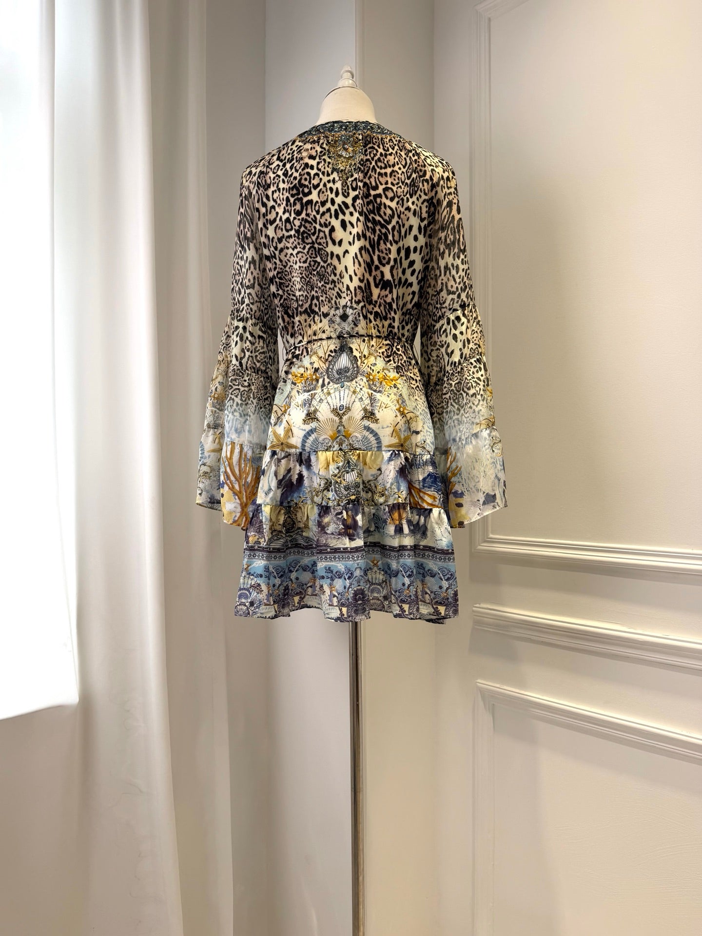 CAMILLA INSPIRED DRESS IN 100% SILK