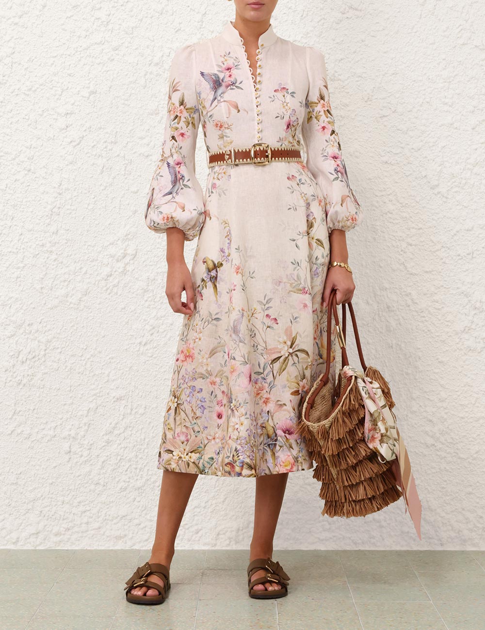 ZIMMERMANN INSPIRED DRESS IN 100% LINEN