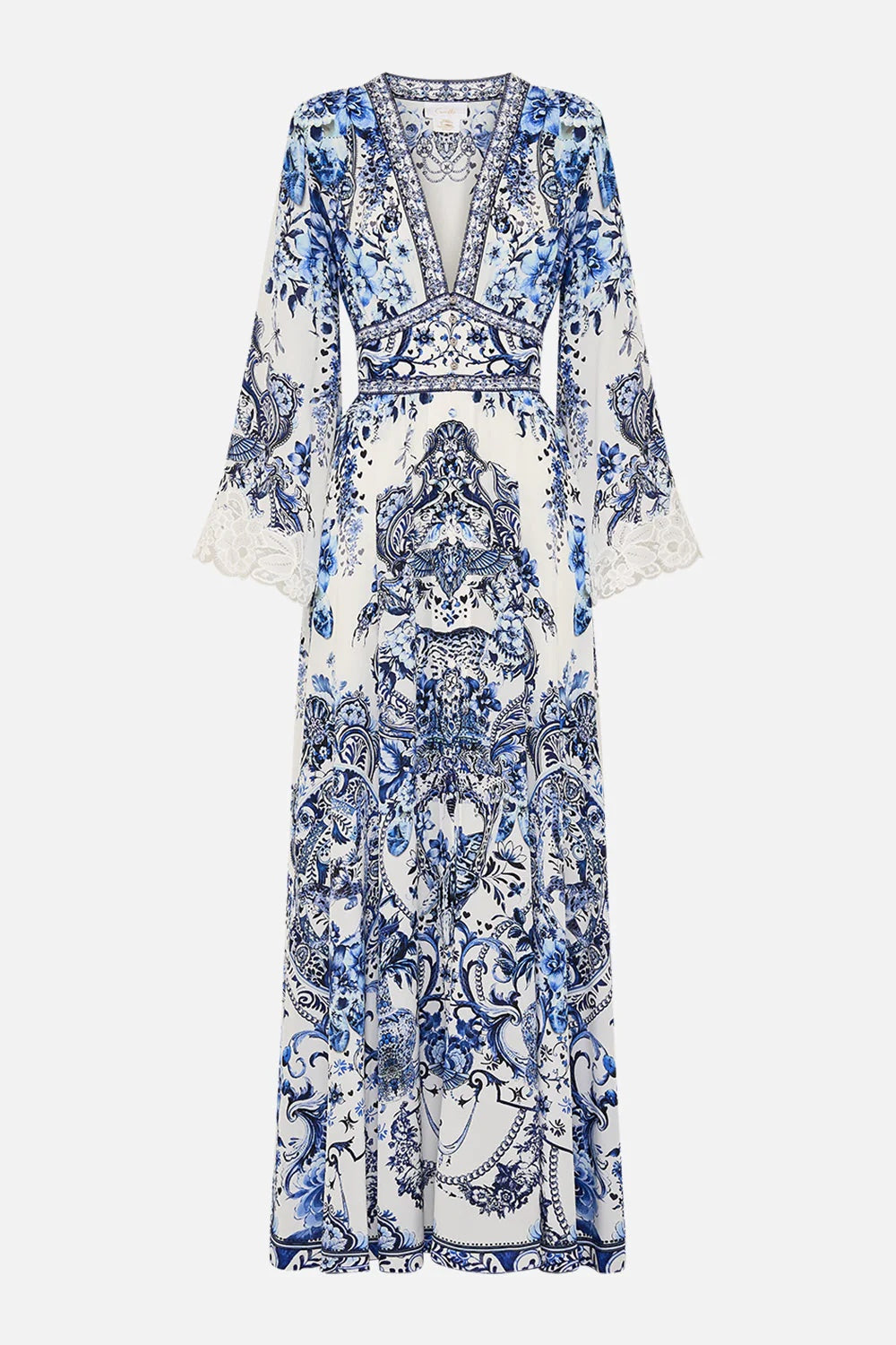 CAMILLA INSPIRED DRESS IN 100% SILK