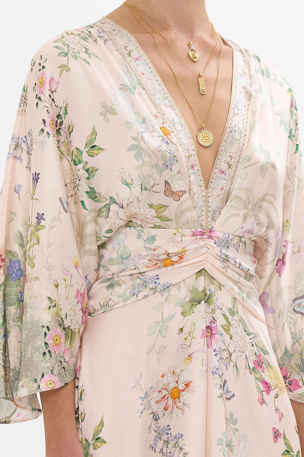 CAMILLA INSPIRED DRESS IN 100% SILK