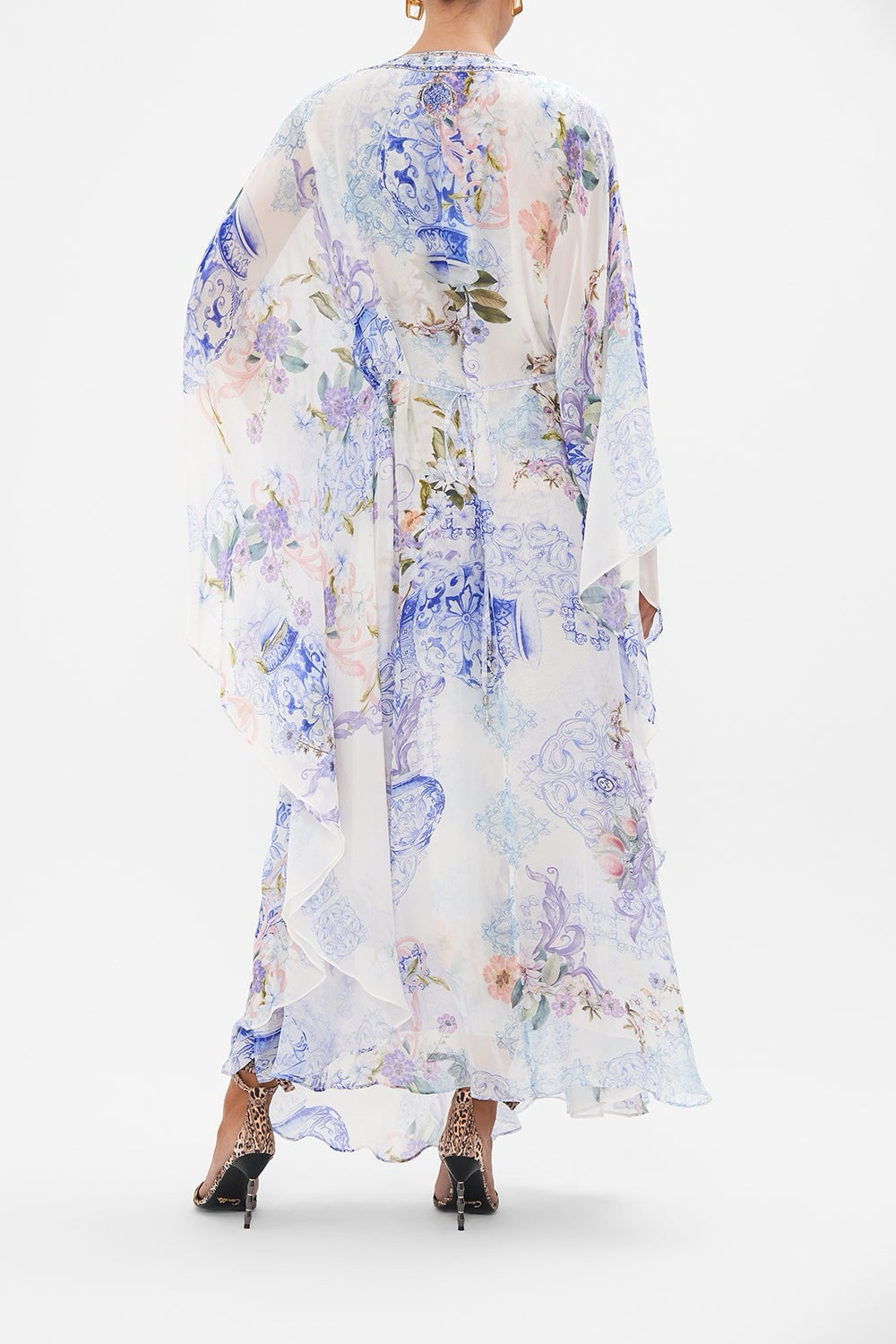 CAMILLA INSPIRED DRESS IN 100% SILK