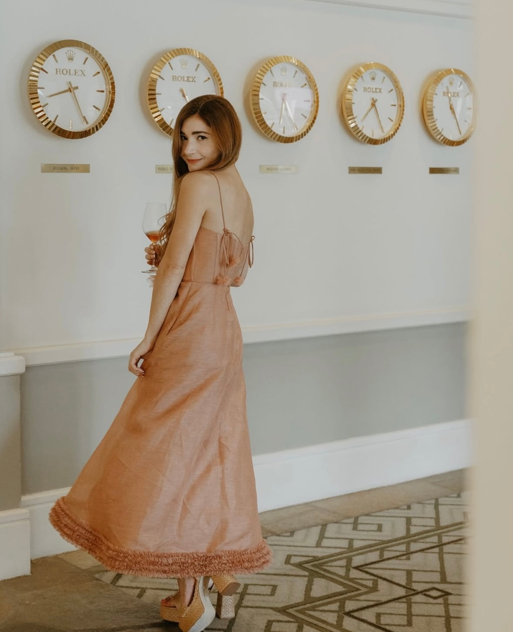 ZIMMERMANN INSPIRED DRESS IN 55% LINEN 45% SILK