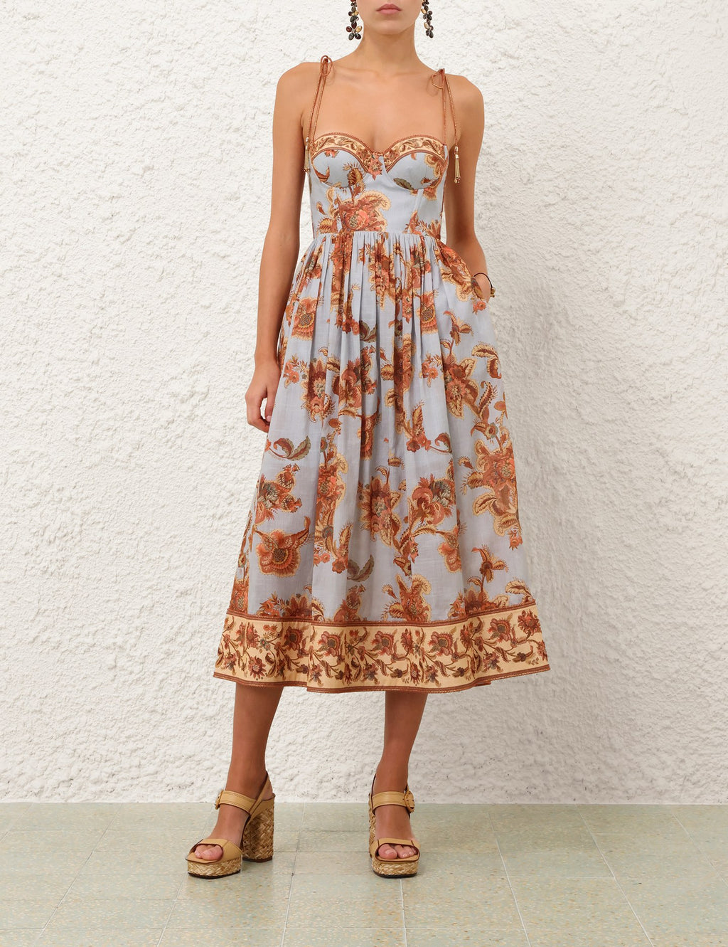 ZIMMERMANN INSPIRED DRESS IN 100% COTTON