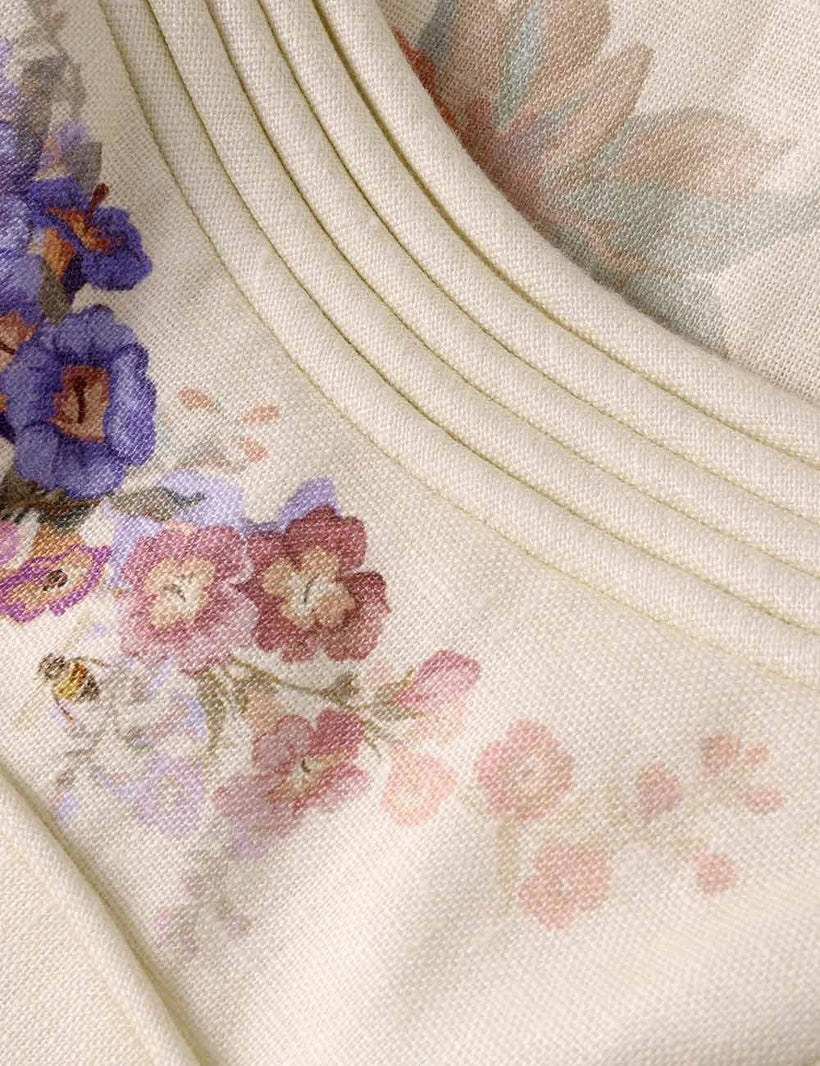 ZIMMERMANN INSPIRED DRESS IN 100% LINEN