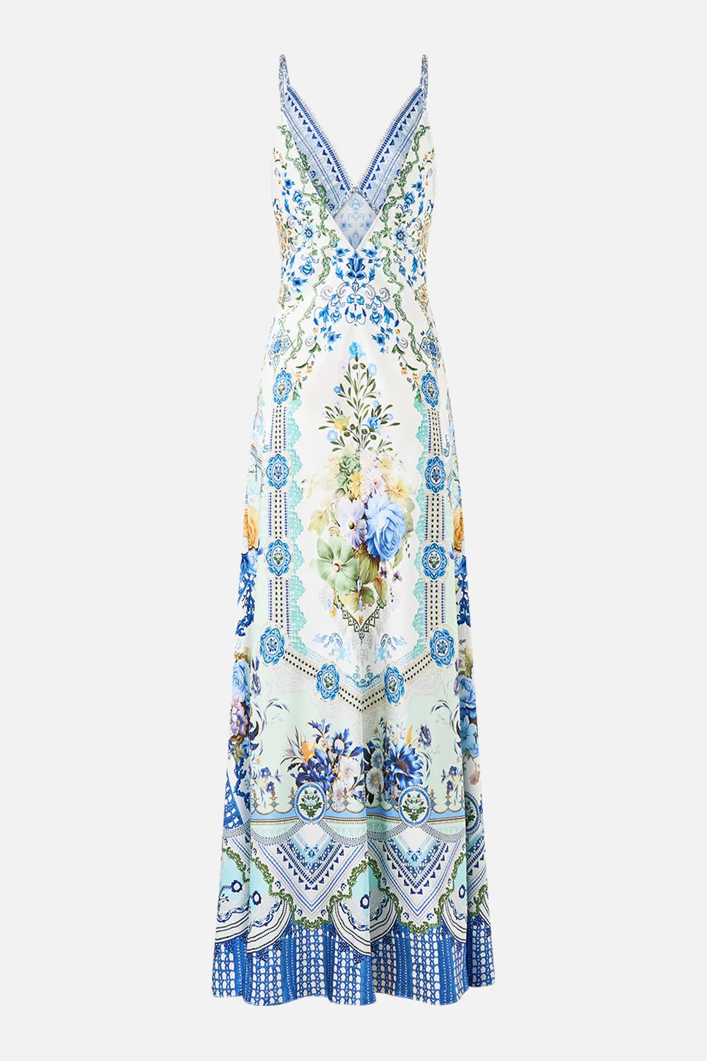 CAMILLA INSPIRED DRESS IN 100% SILK