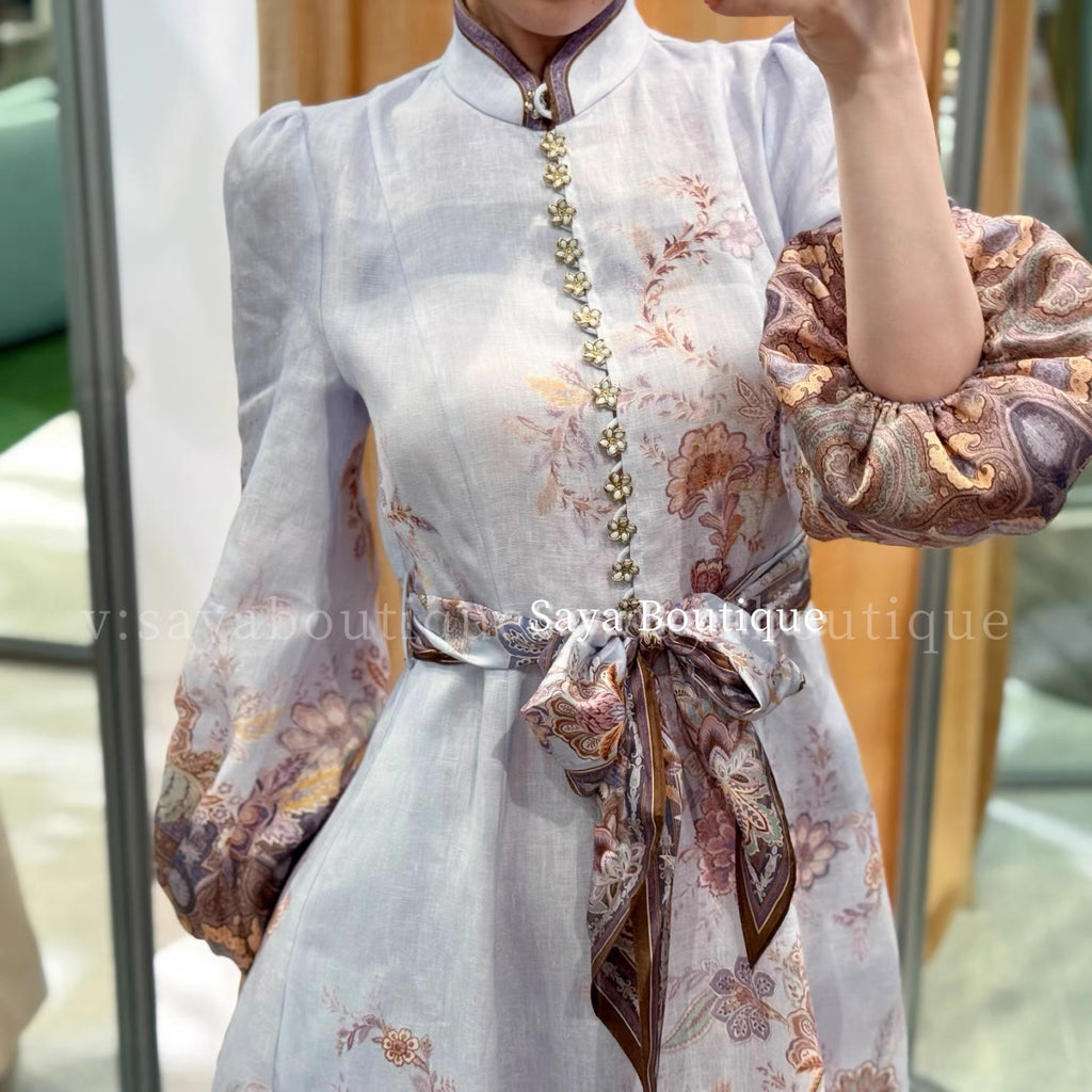 ZIMMERMANN INSPIRED DRESS IN 100% LINEN