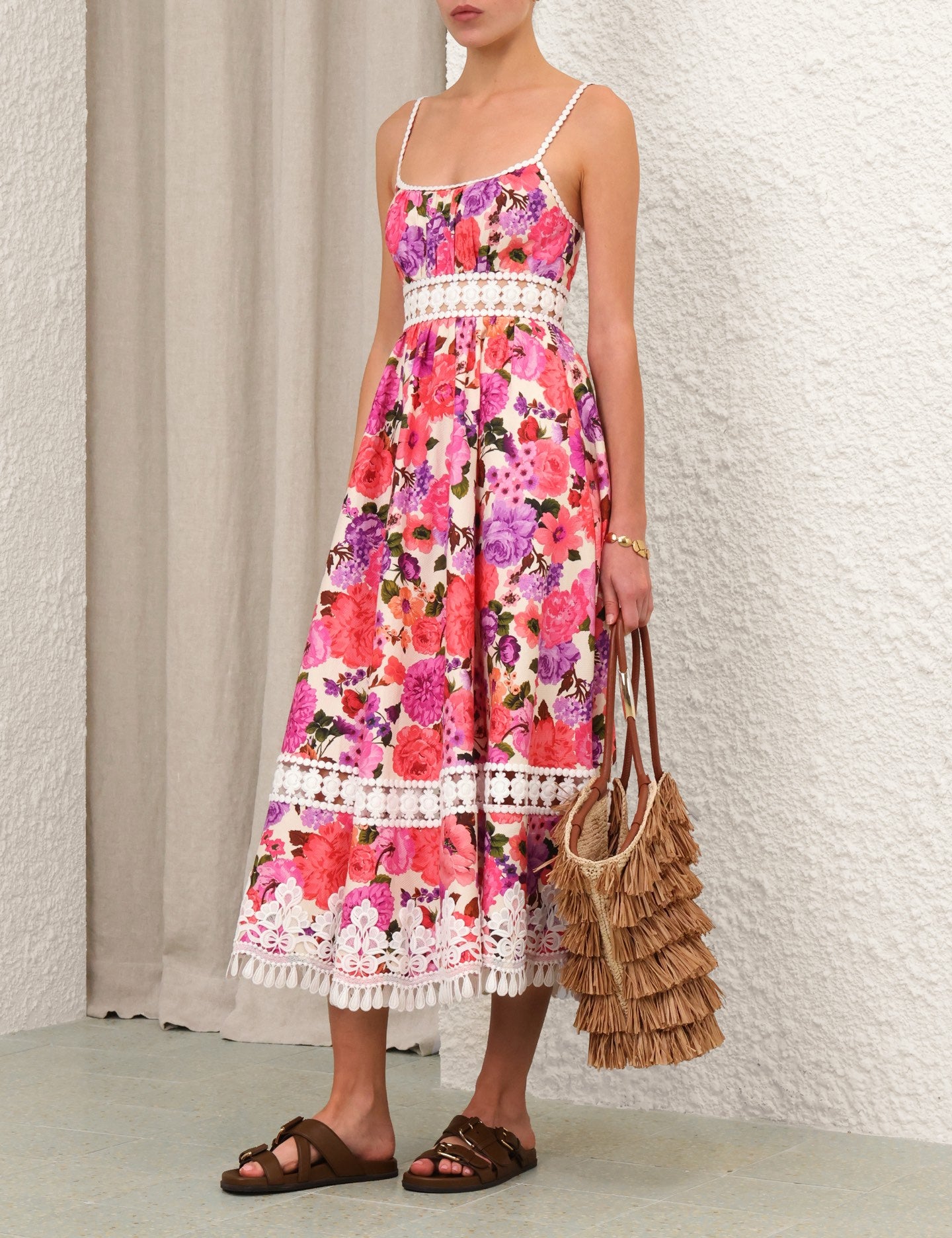 ZIMMERMANN INSPIRED DRESS IN 100% COTTON