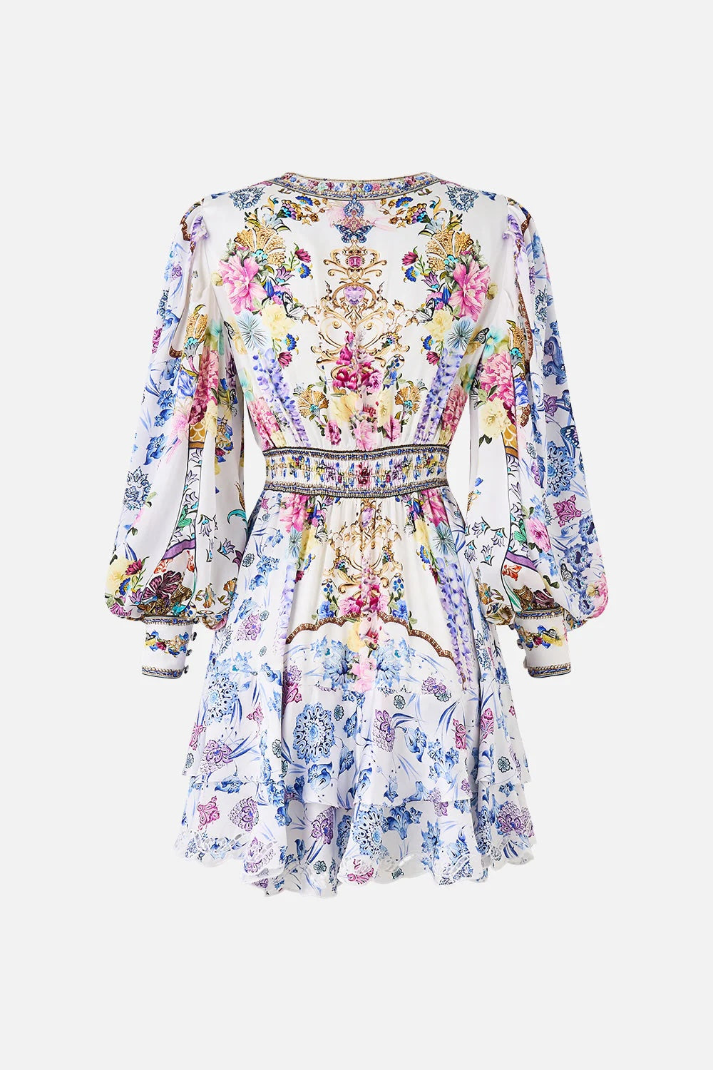 CAMILLA INSPIRED DRESS IN 100% SILK