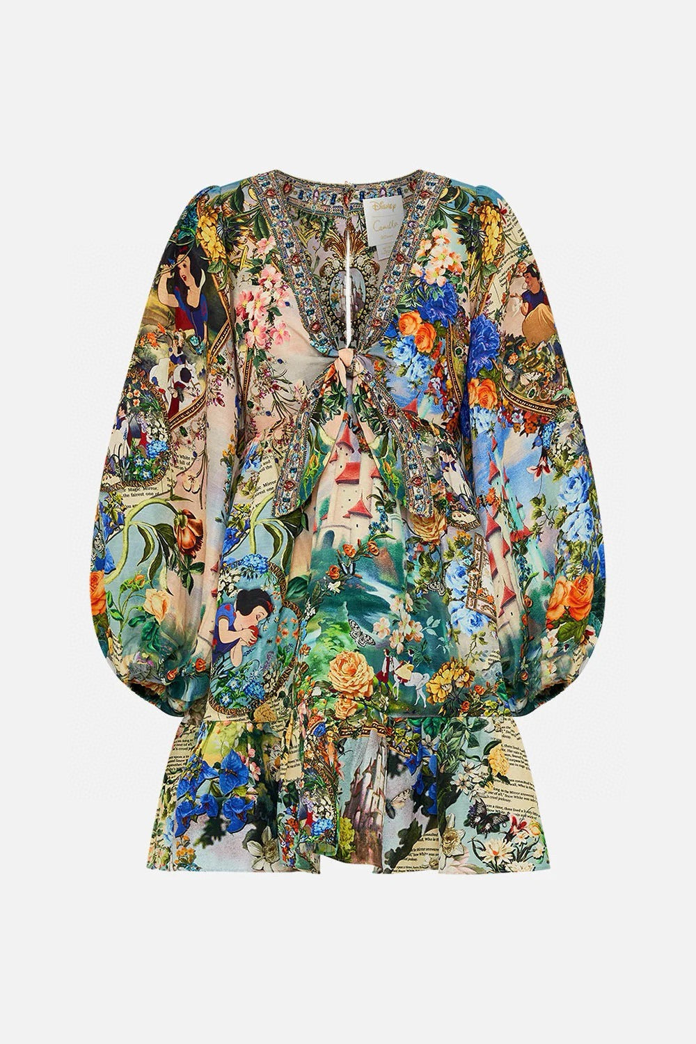 CAMILLA INSPIRED DRESS IN 100% SILK