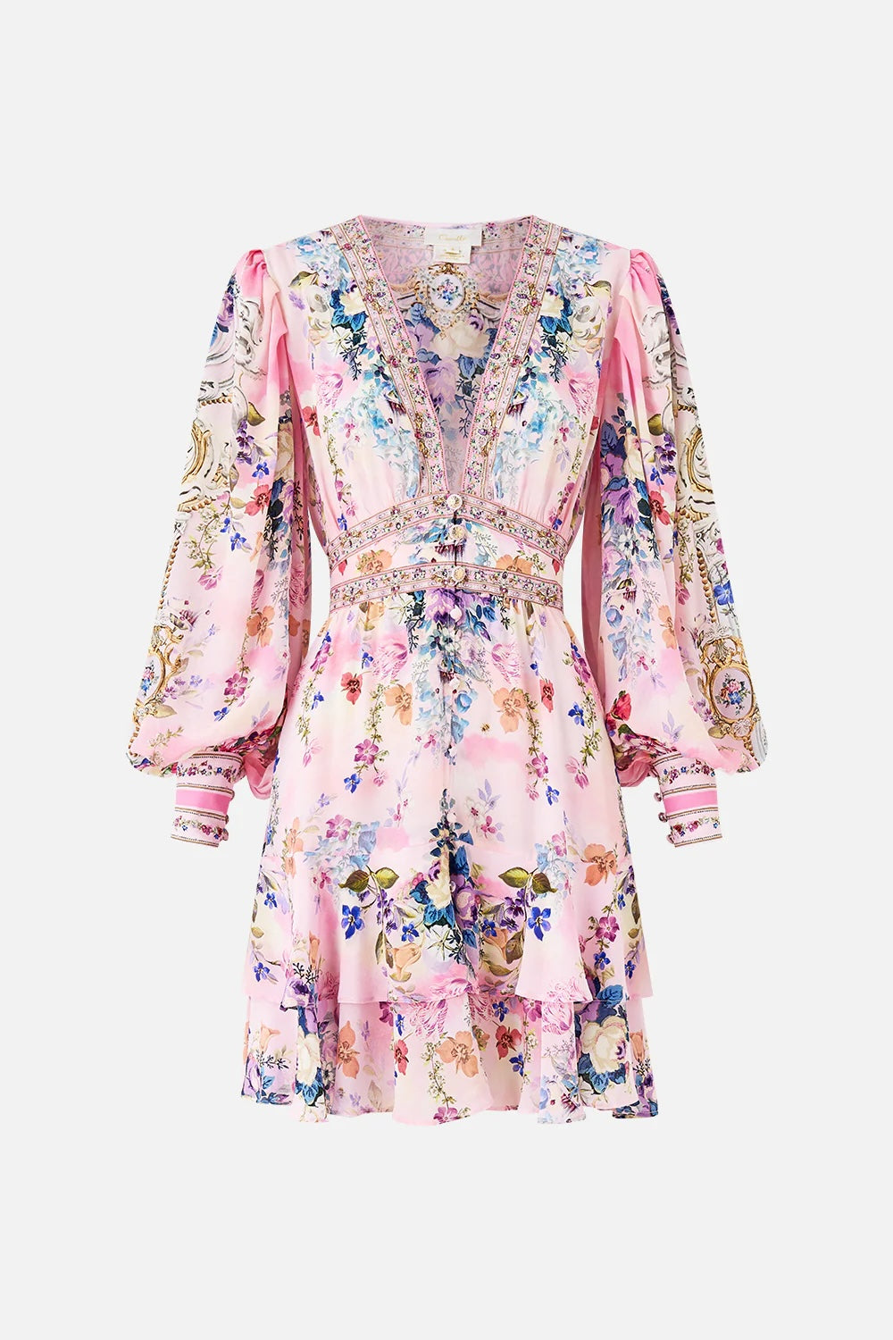 CAMILLA INSPIRED DRESS IN 100% SILK