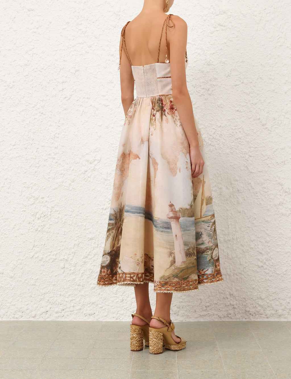 ZIMMERMANN INSPIRED DRESS IN 100% LINEN