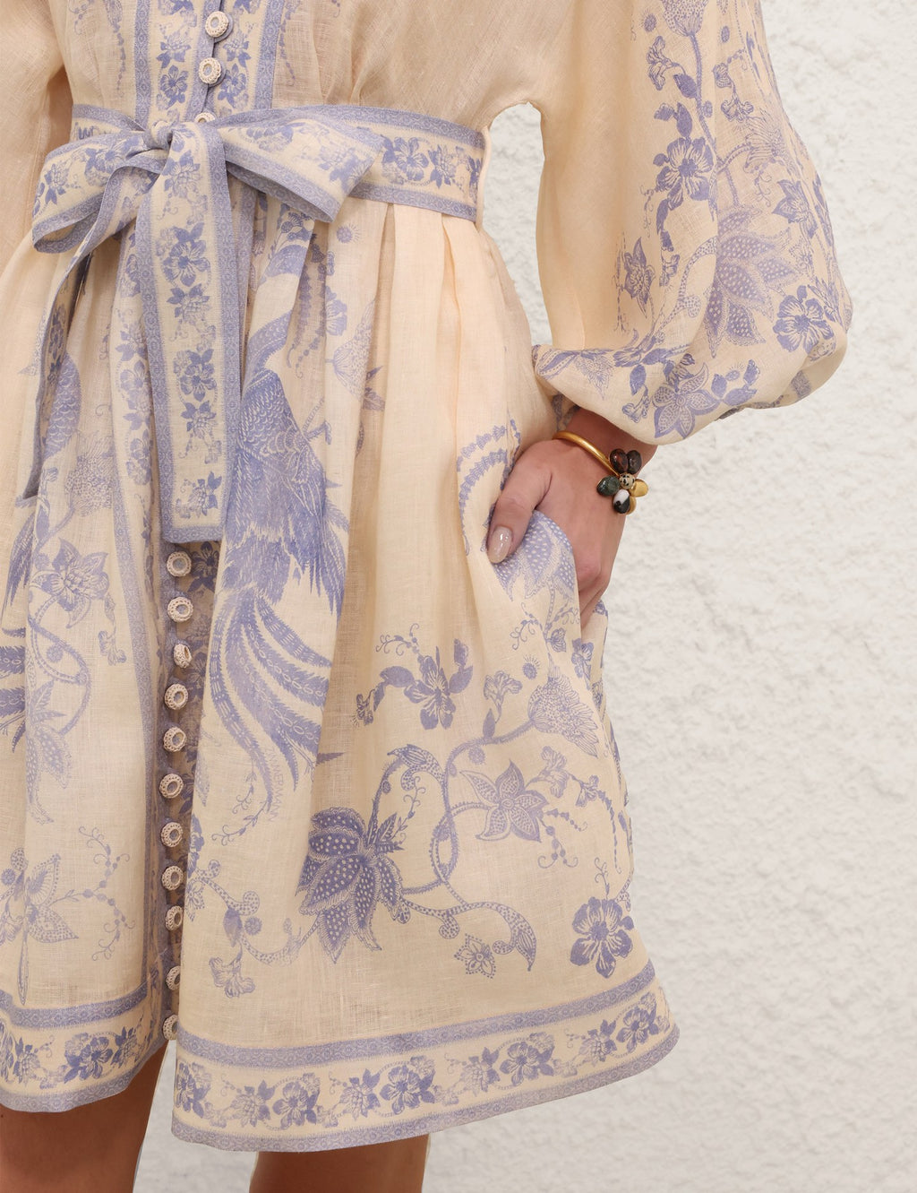 ZIMMERMANN INSPIRED DRESS IN 100% LINEN