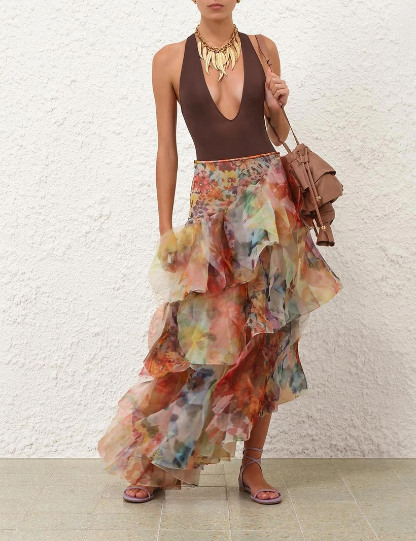 ZIMMERMANN INSPIRED CLOTH SET IN 100% POLYESTER