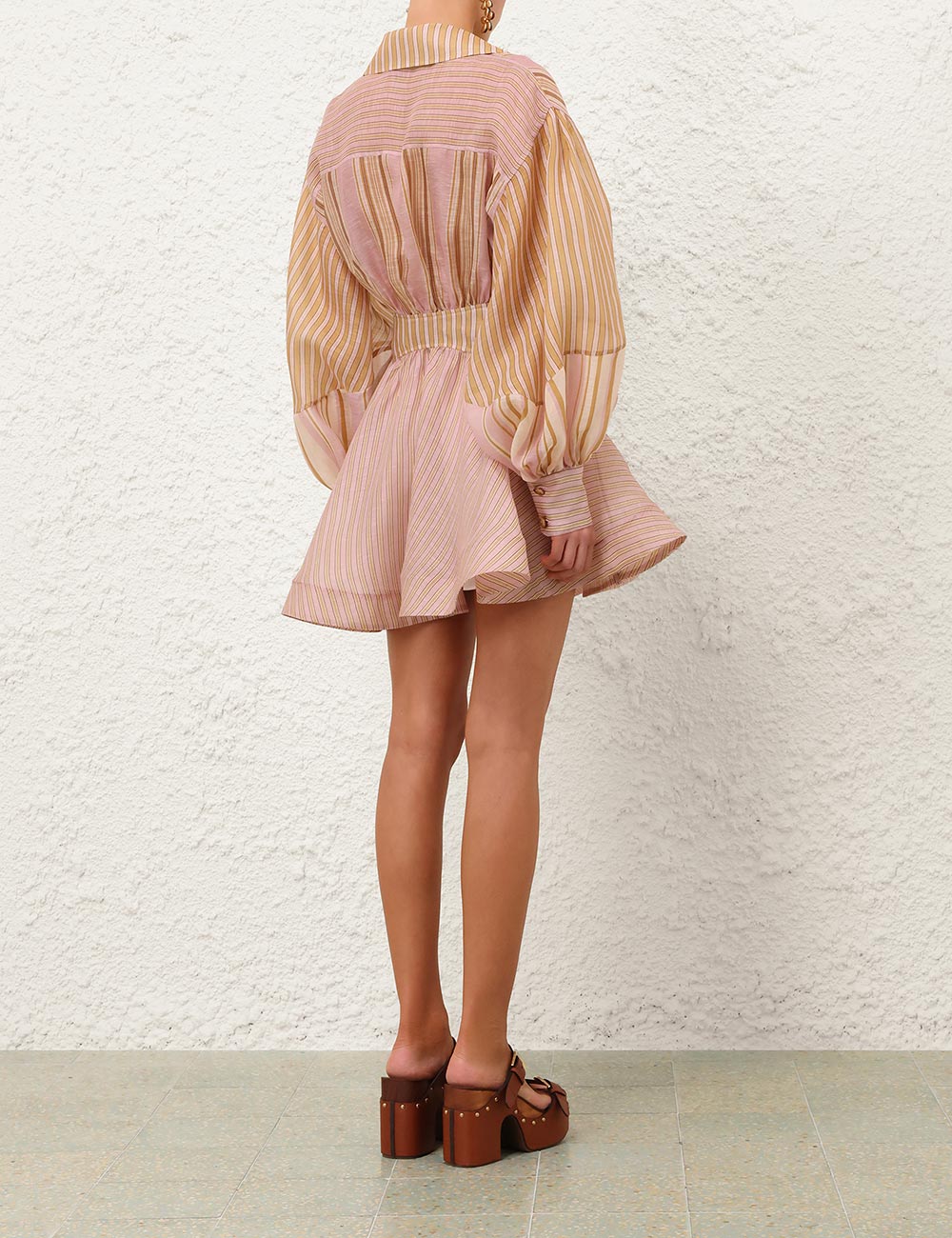 ZIMMERMANN INSPIRED DRESS IN 55% LINEN 45% SILK