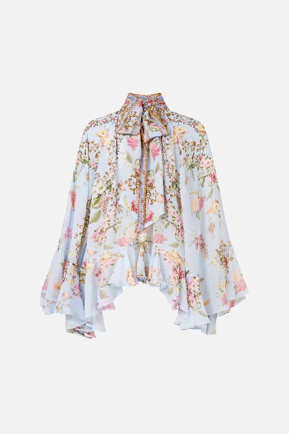 CAMILLA INSPIRED DRESS IN 100% SILK