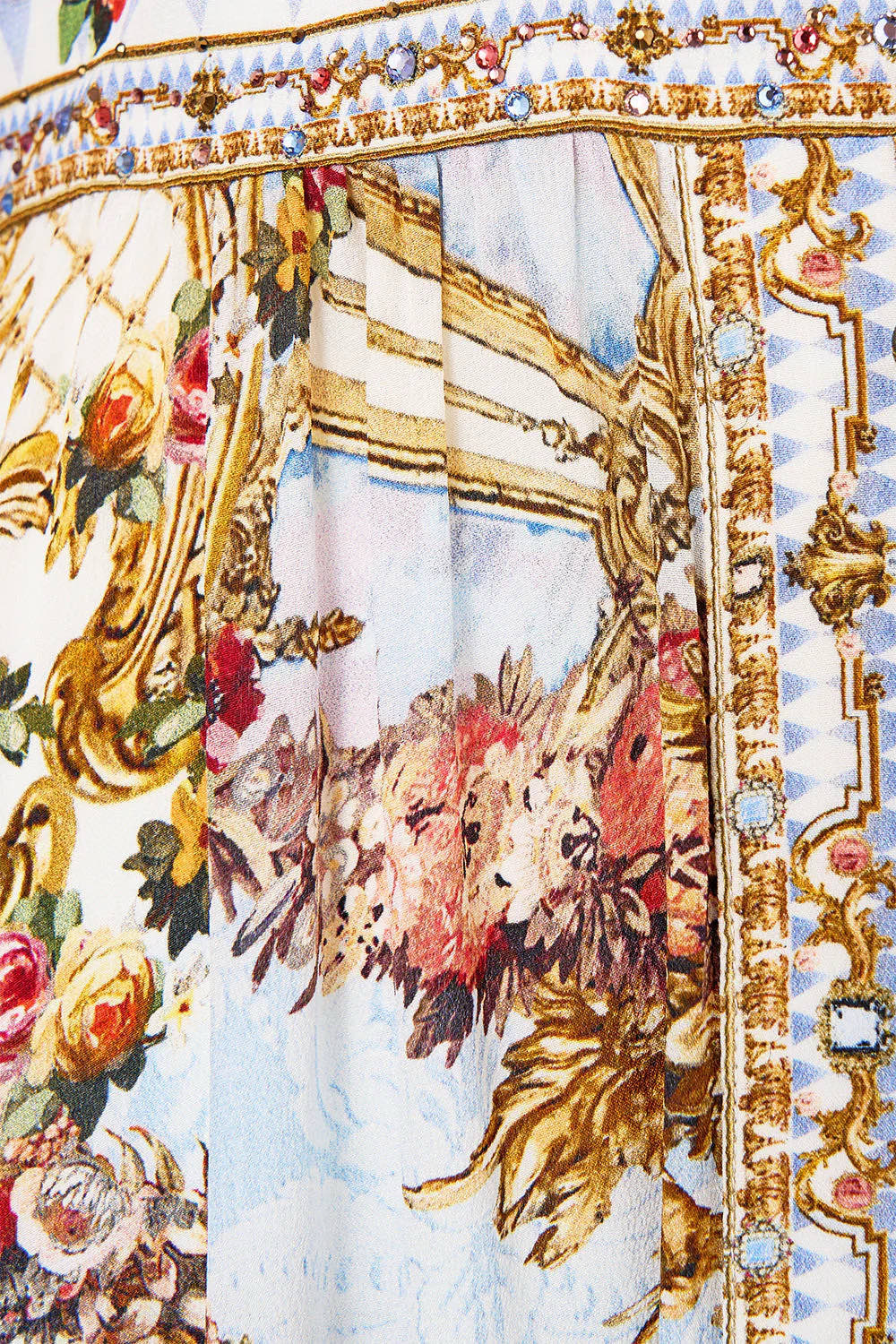 CAMILLA INSPIRED DRESS IN 100% SILK