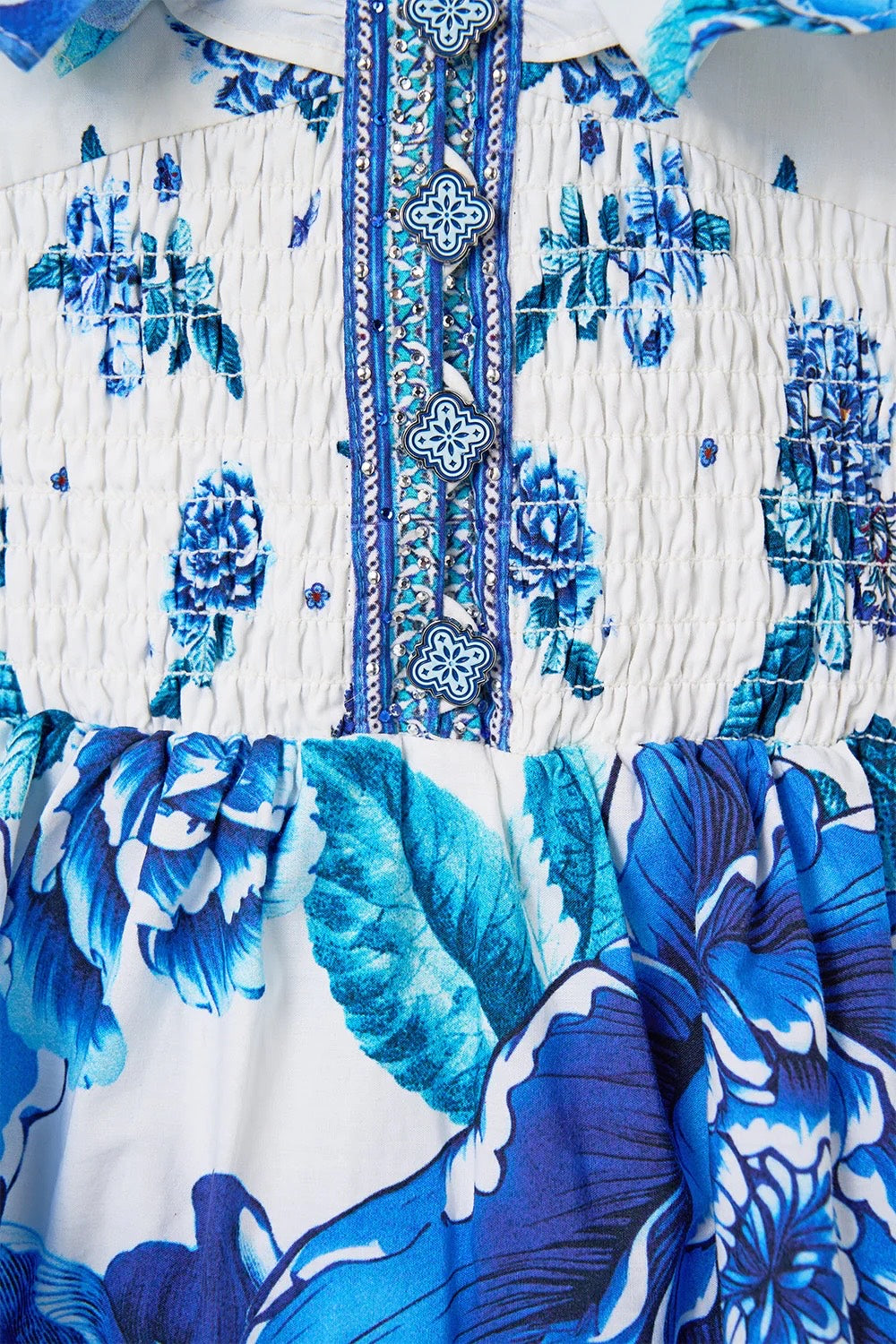 CAMILLA INSPIRED DRESS IN 100% COTTON
