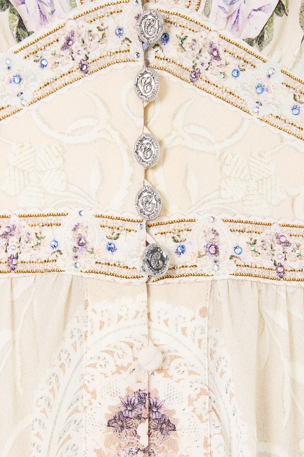 CAMILLA INSPIRED DRESS IN 100% SILK