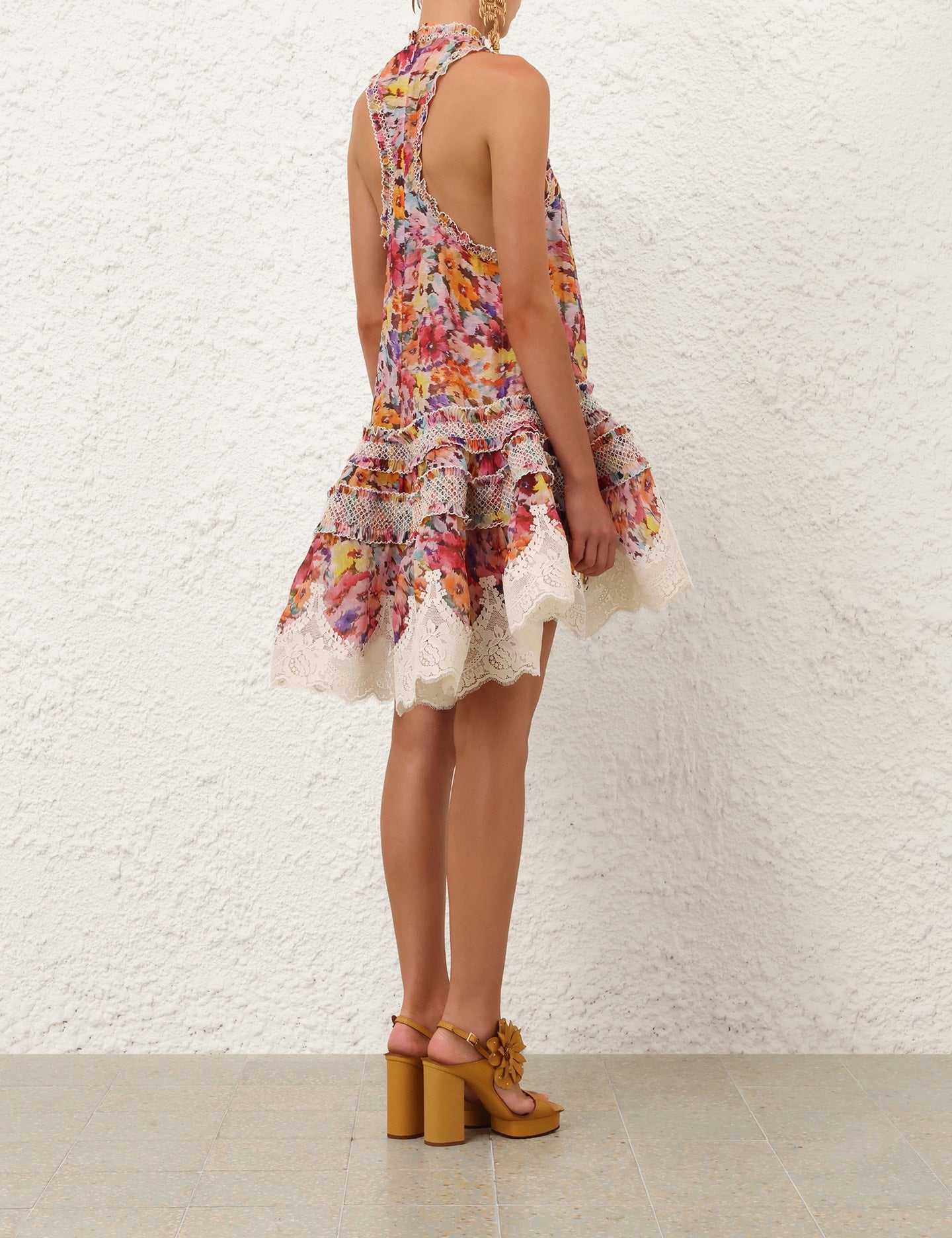 ZIMMERMANN INSPIRED DRESS IN 55% LINEN 45% SILK