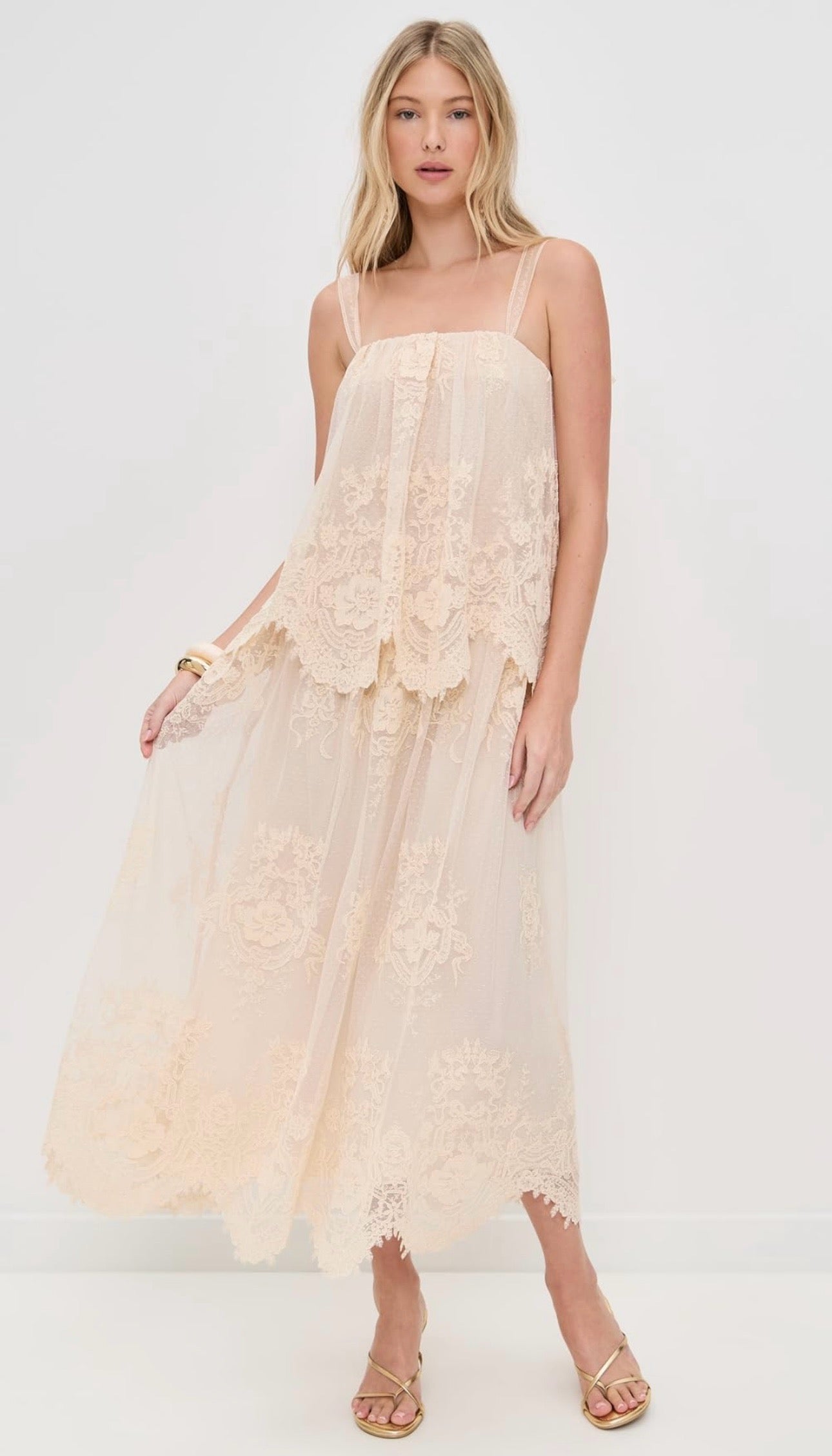 ZIMMERMANN INSPIRED DRESS IN DRESS IN POLYESTER