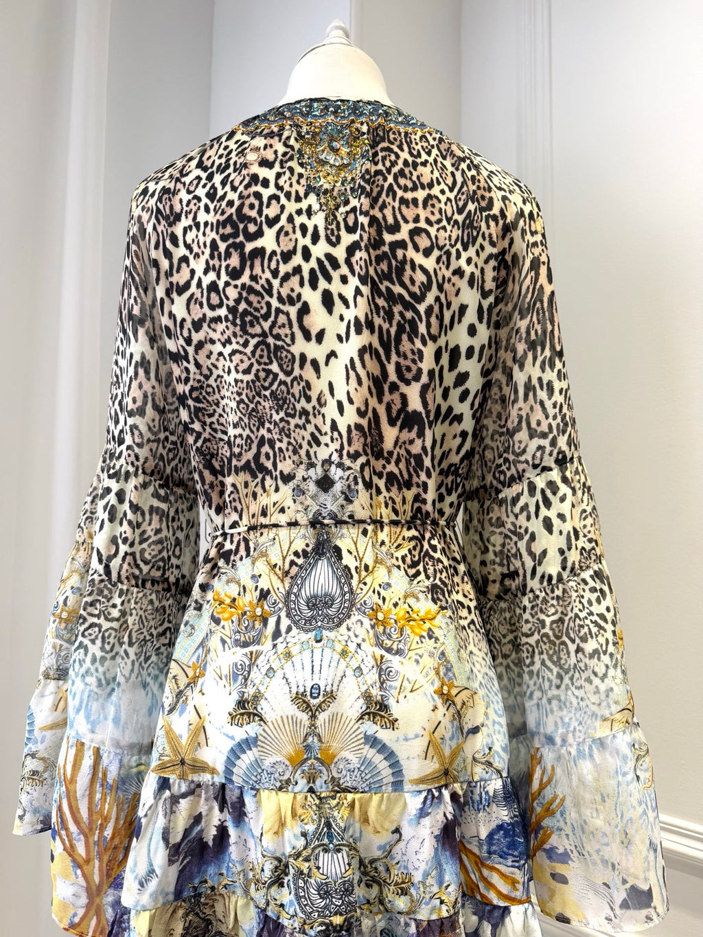 CAMILLA INSPIRED DRESS IN 100% SILK