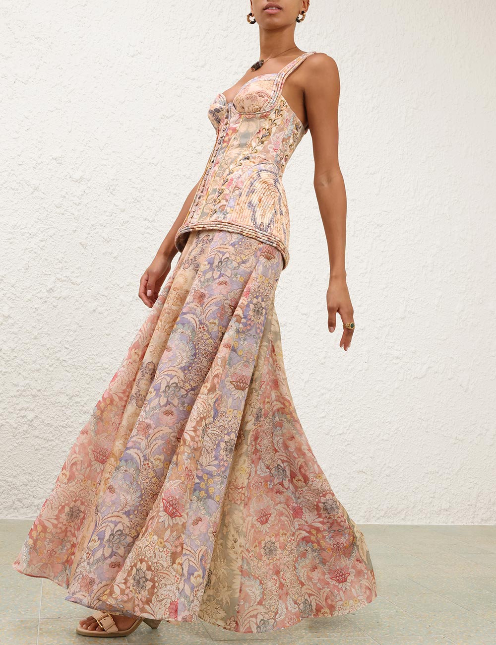 ZIMMERMANN INSPIRED DRESS IN 55% LINEN 45% SILK