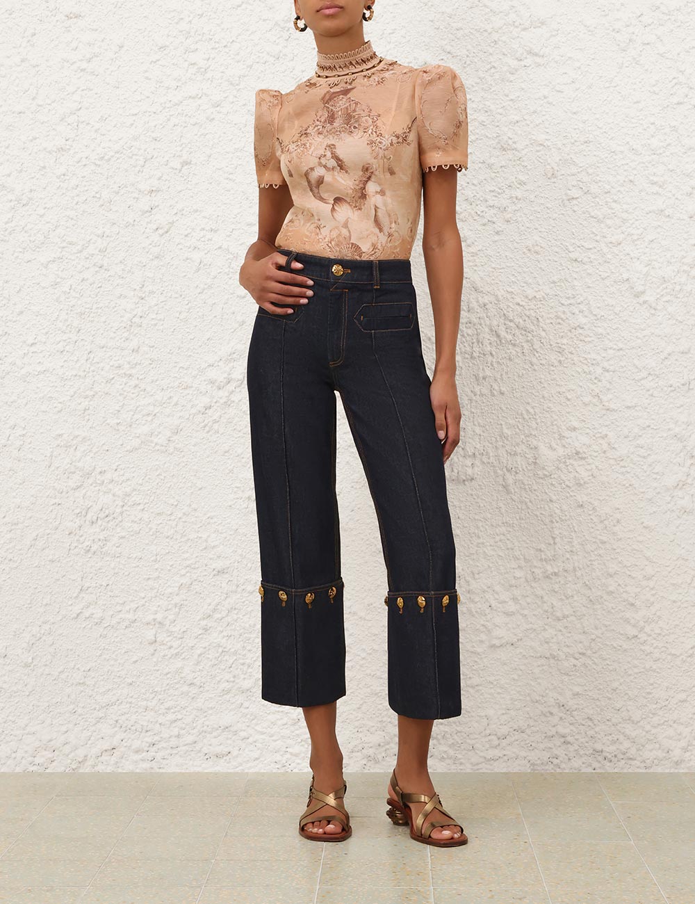 ZIMMERMANN INSPIRED CLOTH SET IN 55% LINEN 45% SILK