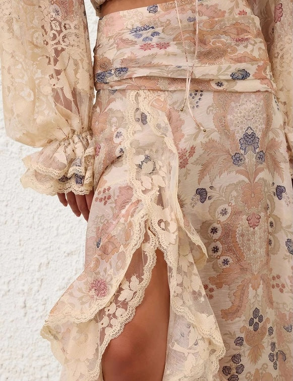 ZIMMERMANN INSPIRED CLOTH SET IN 55% LINEN 45% SILK