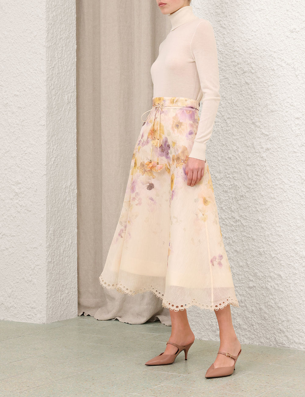 ZIMMERMANN INSPIRED CLOTH SET IN 53% LINEN 47% SILK