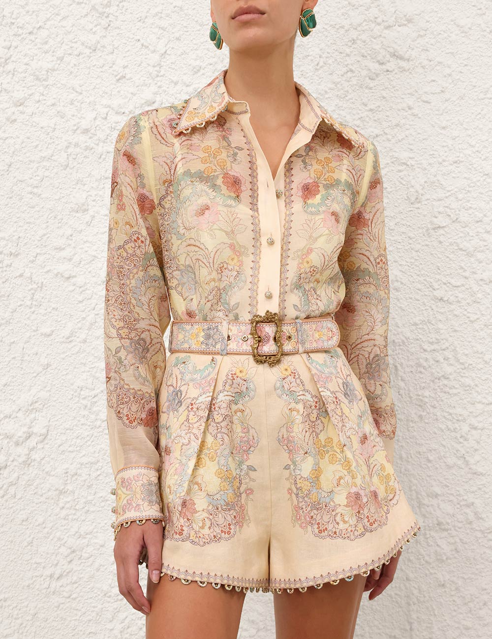 ZIMMERMANN INSPIRED CLOTH SET IN 100% LINEN