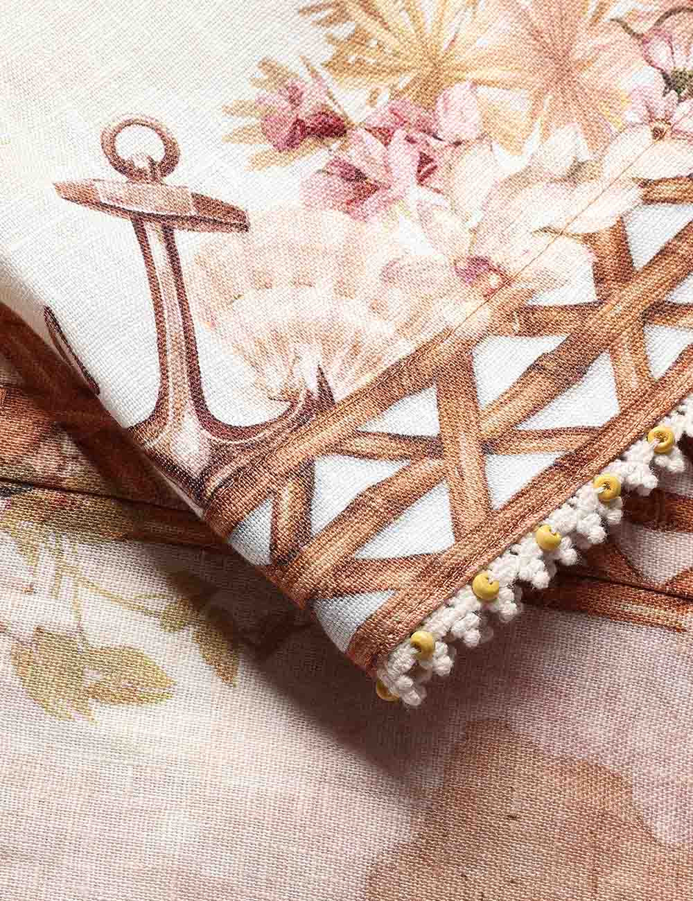 ZIMMERMANN INSPIRED CLOTH SET IN 100% LINEN