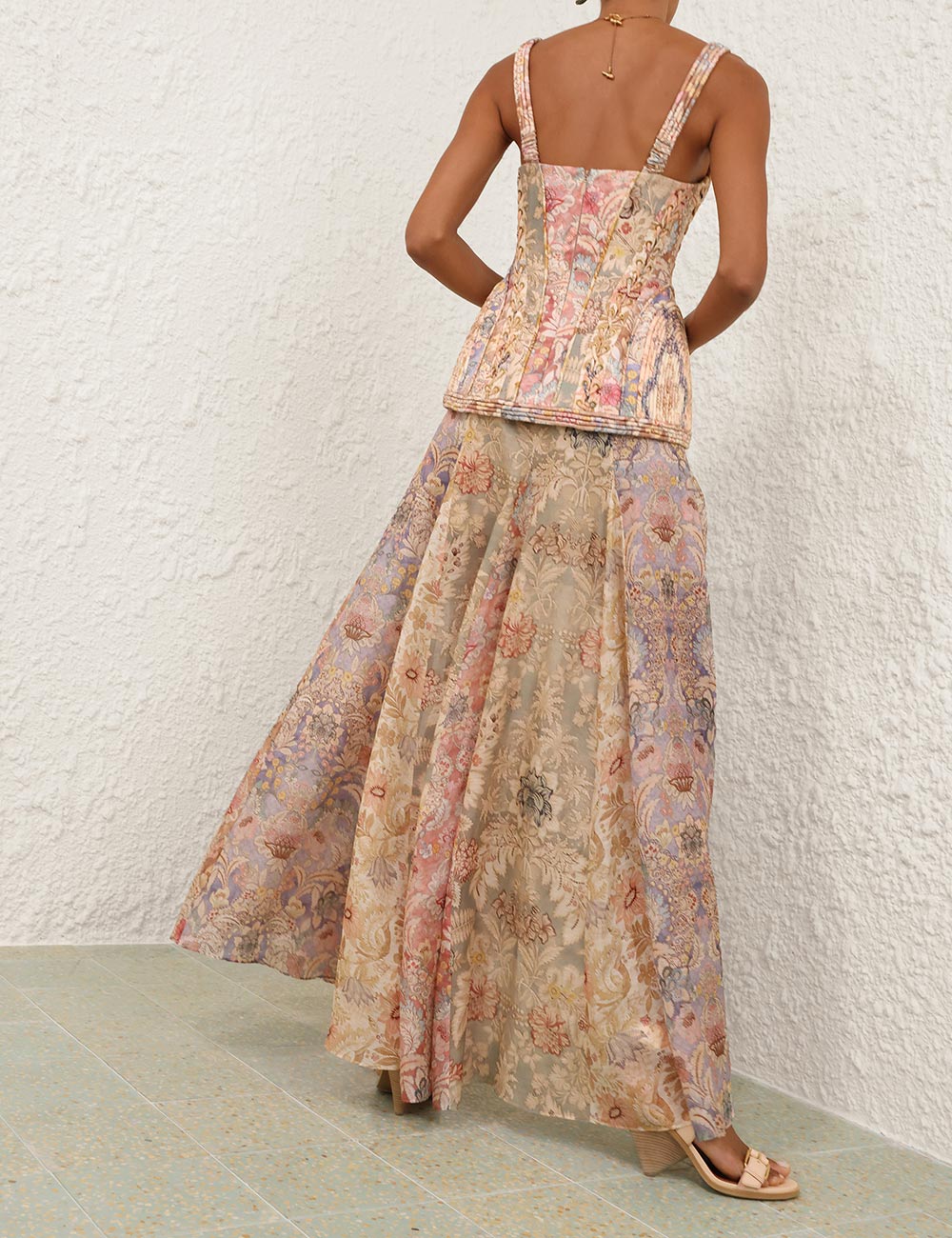 ZIMMERMANN INSPIRED DRESS IN 55% LINEN 45% SILK