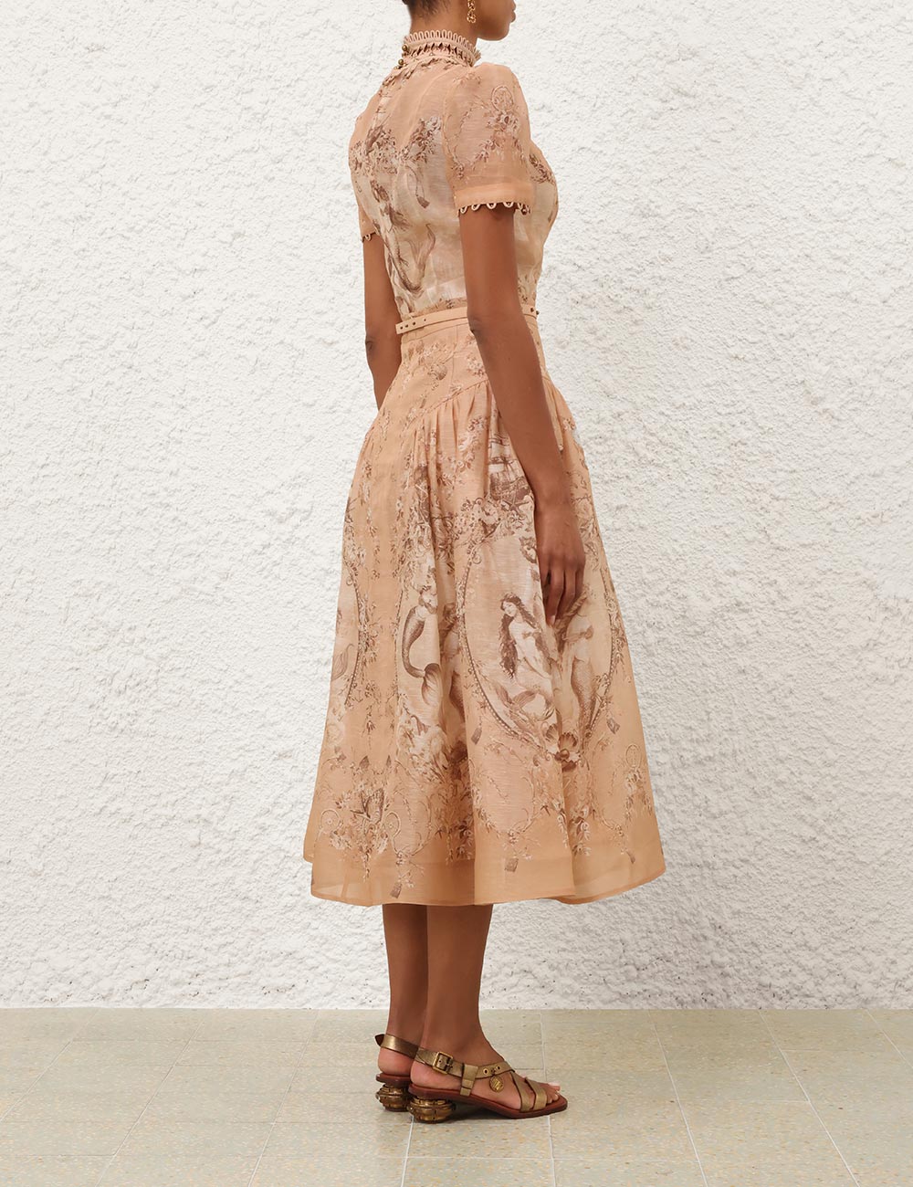ZIMMERMANN INSPIRED CLOTH SET IN 55% LINEN 45% SILK