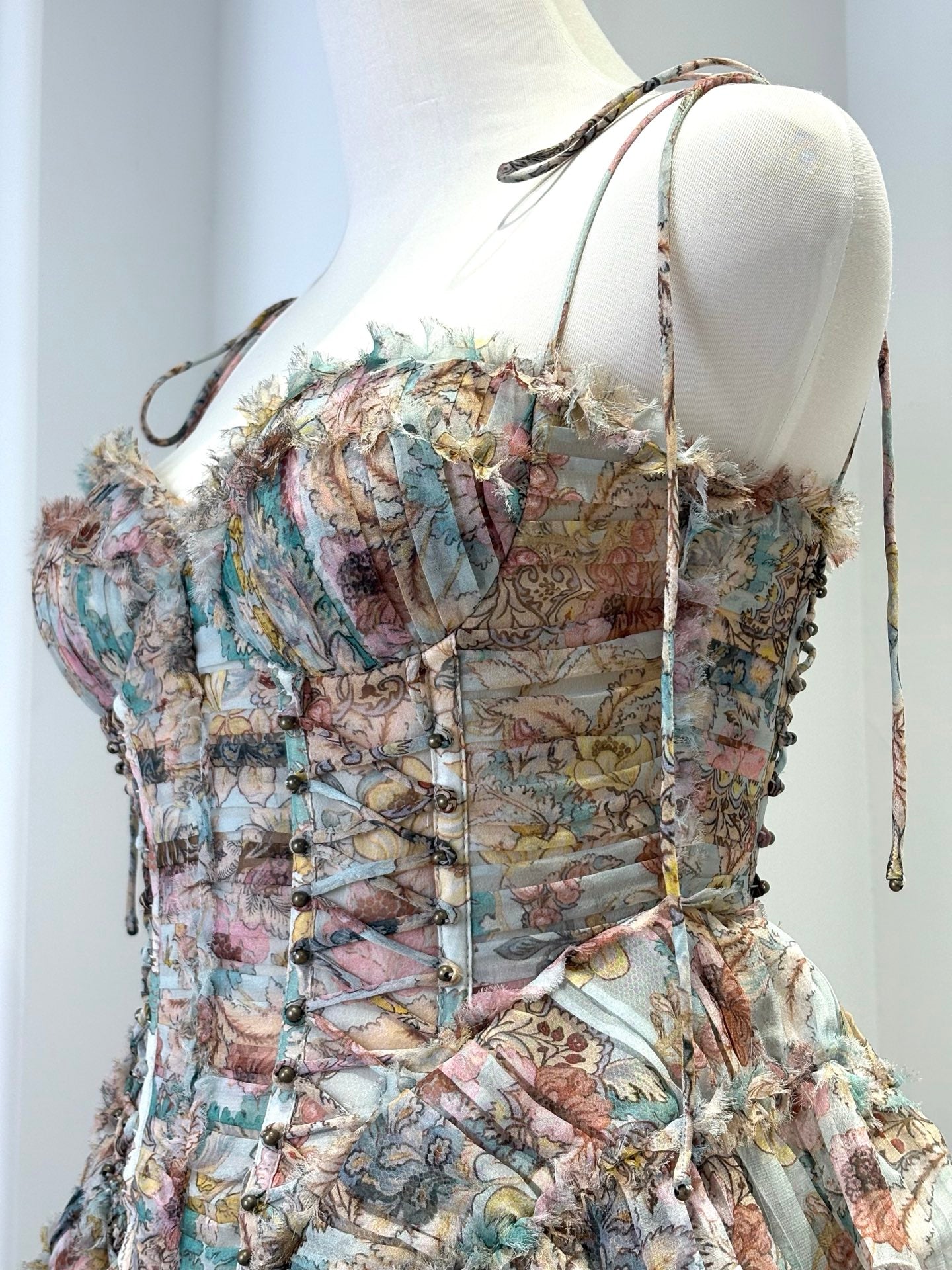 ZIMMERMANN INSPIRED DRESS IN 100% SILK