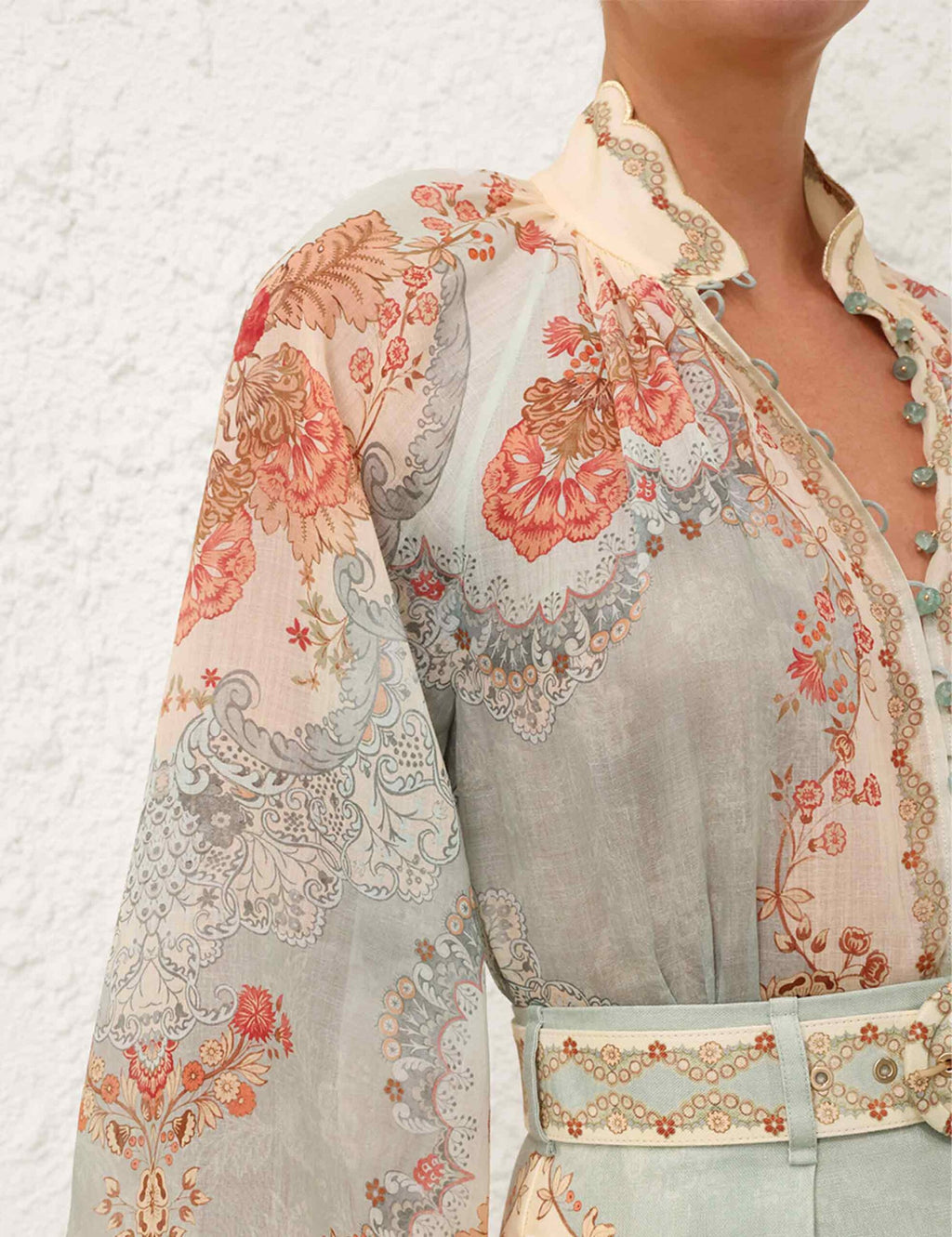 ZIMMERMANN INSPIRED DRESS IN 100% RAMIE