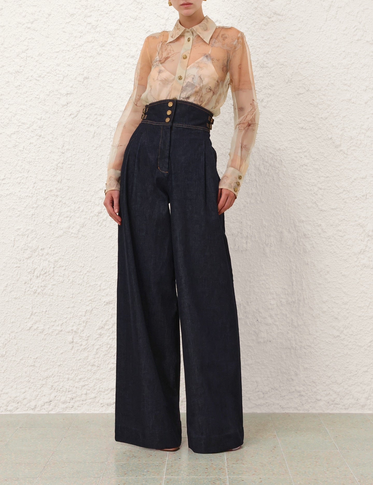 ZIMMERMANN INSPIRED CLOTH SET IN 100% SILK