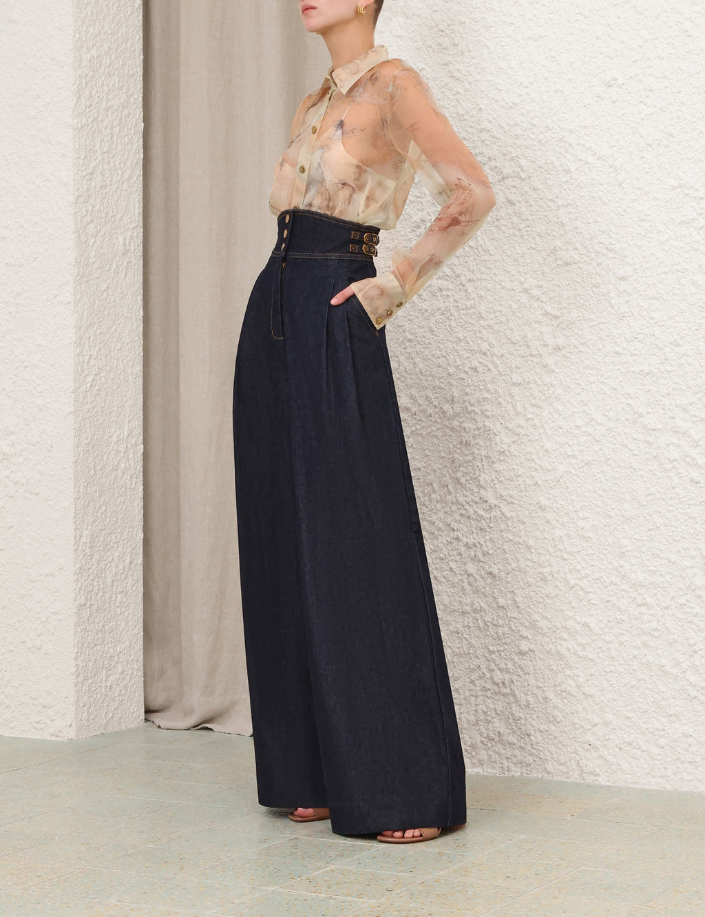 ZIMMERMANN INSPIRED CLOTH SET IN 100% SILK