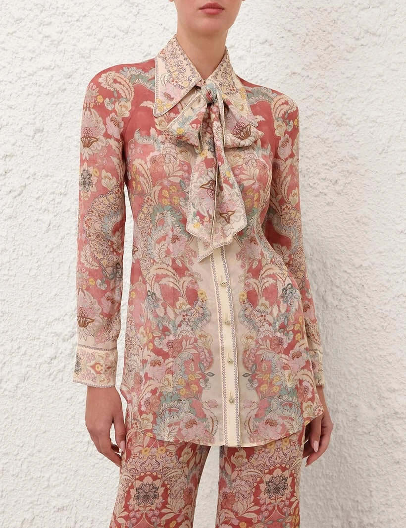 ZIMMERMANN INSPIRED CLOTH SET IN 100% VISCOSE