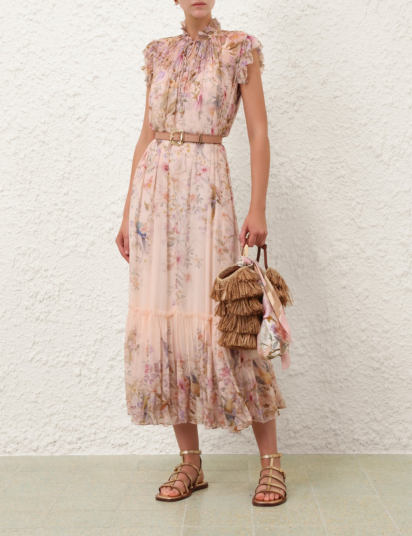 ZIMMERMANN INSPIRED DRESS IN 100% VISCOSE