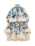 ALCHEMY SHIRRED MINI DRESS
