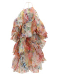 Luna Fanned Maxi Dress