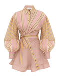 Alchemy Striped Mini Dress