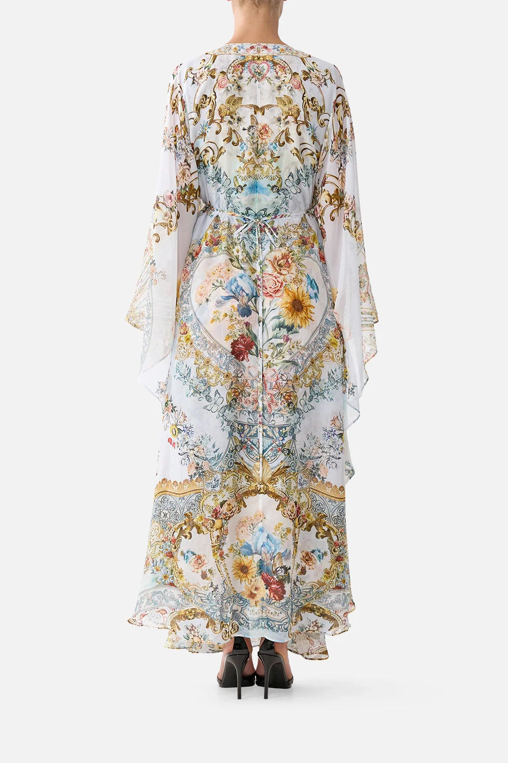 long button front dress Adorned in aranjuez