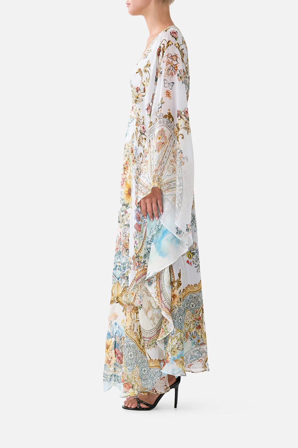 long button front dress Adorned in aranjuez