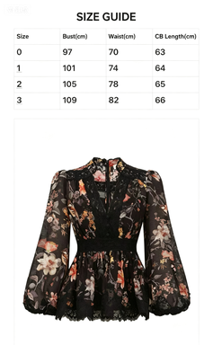 Zimmermann Lace-Trimmed Peplum Top and Black Bird Print Silk-Linen Pants Set